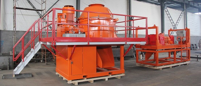 Vertical Cuttings Dryer and Decanter Centrifuge